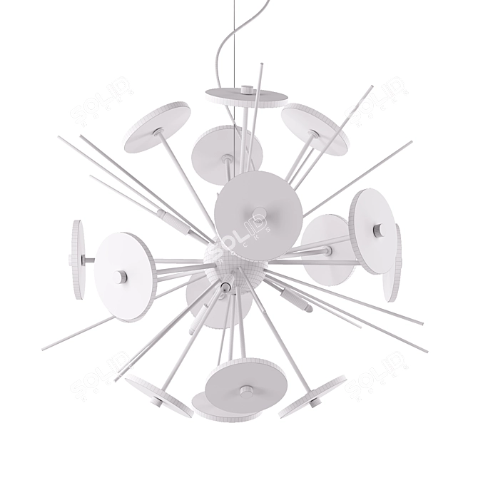 Viokef Eric Chandelier - 4155100 3D model image 3