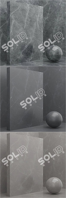 Seamless Coating Set: Marble, Stone, Plaster 3D model image 2