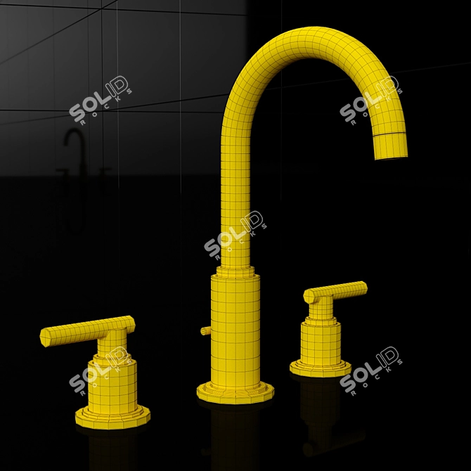 Sleek Grohe Atrio Bathroom Faucet 3D model image 3