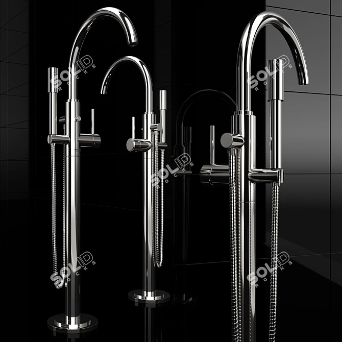 Grohe Atrio Floor Mixer 32653 - Sleek & Stylish Design 3D model image 1