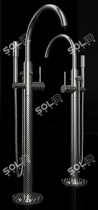 Grohe Atrio Floor Mixer 32653 - Sleek & Stylish Design 3D model image 2