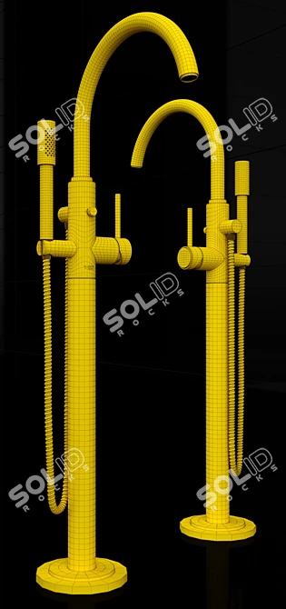 Grohe Atrio Floor Mixer 32653 - Sleek & Stylish Design 3D model image 3