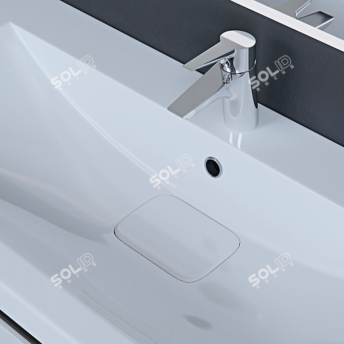 Aquaton Sherill Bathroom Furniture Set 3D model image 3