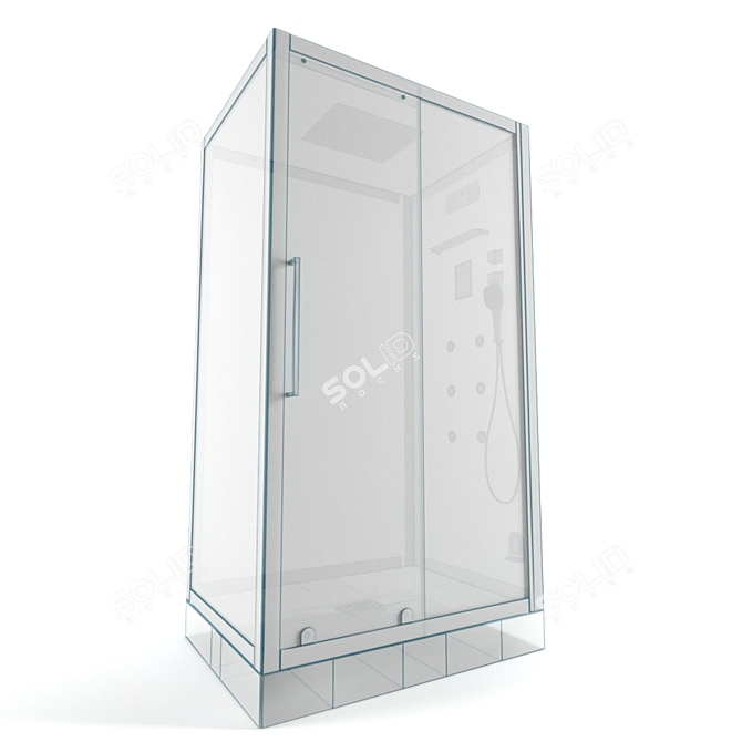 Luxury Shower Cabin: Lagard Triumph 3D model image 3