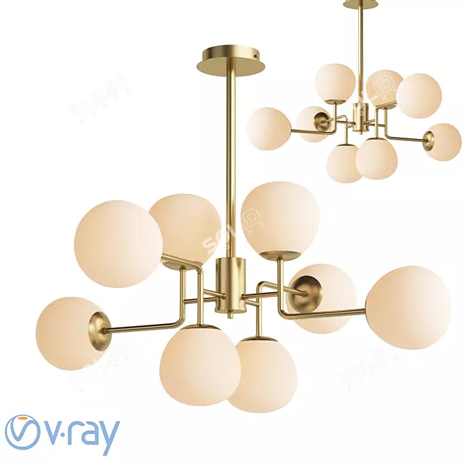 Erich Maytoni Pendant Chandelier 3D model image 1