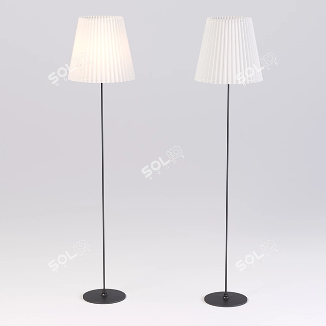 Ikea ÄNGLAND: Stylish 36cm Floor Lamp 3D model image 1
