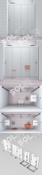 Ravak Shower Doors | 10° Design 3D model image 3