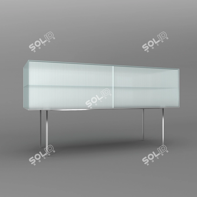 Modern Elegance: Commodore Storage by Lissoni 3D model image 1