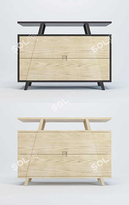 TORII Sideboard: Sleek and Elegant 3D model image 2