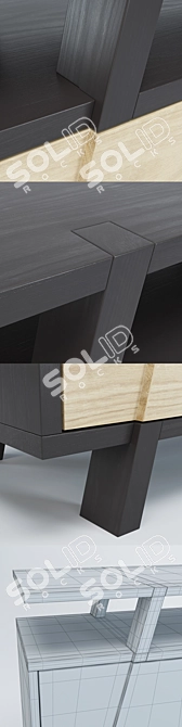 TORII Sideboard: Sleek and Elegant 3D model image 3