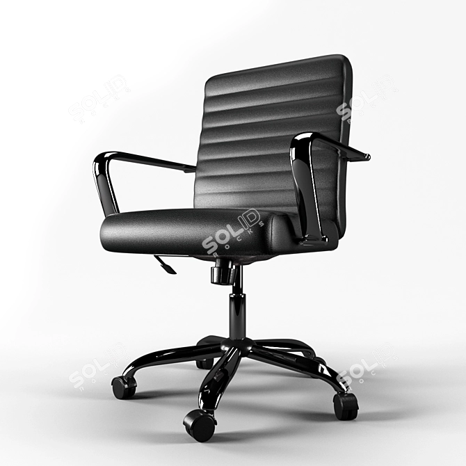 ErgoPro Seat: Office Chair 3D Model 3D model image 1