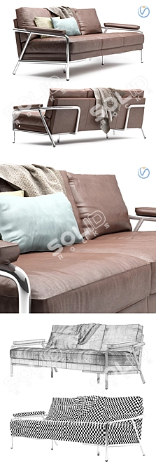 Vintage Carpe Diem Sofa: Busnelli  3D model image 2