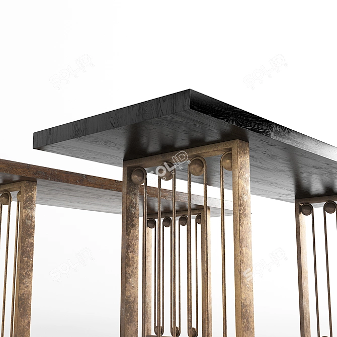 Sleek Modern Table 3D model image 2