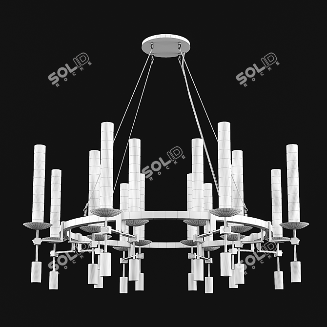 Loft Designe Chandelier 4542: Modern, Elegant, and Spacious 3D model image 3