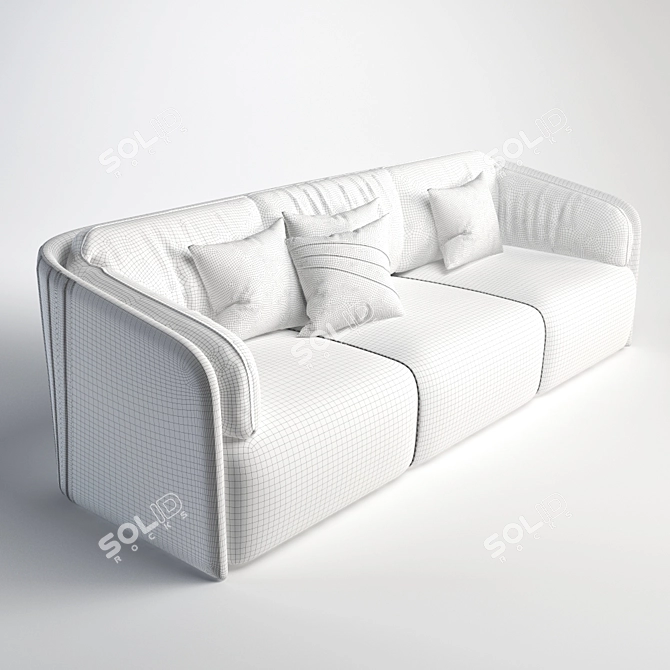 Besana Colette Sofa - Italian Elegance at its Finest 3D model image 3