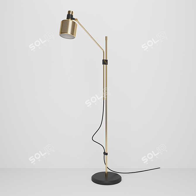 Bert Frank Riddle Single Floor Lamp 3D model image 1