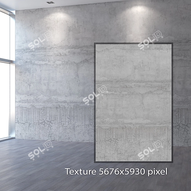 Seamless Concrete Texture - 4K Resolution 3D model image 2