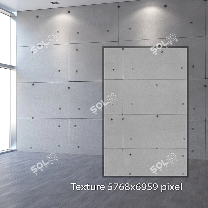 Title: Seamless Concrete Wall Texture 3D model image 2