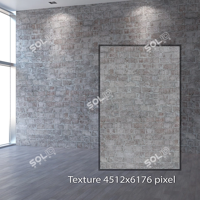 Seamless 4K Textured Masonry 3D model image 2