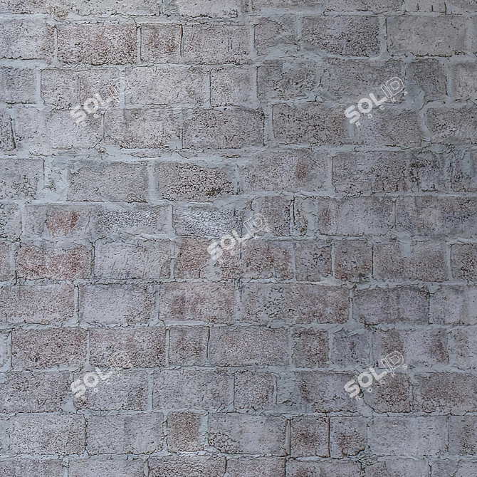 Seamless 4K Textured Masonry 3D model image 3