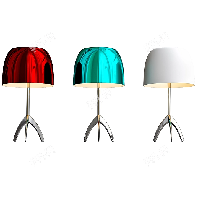 Elegant Lumiere Table Lamp 3D model image 1