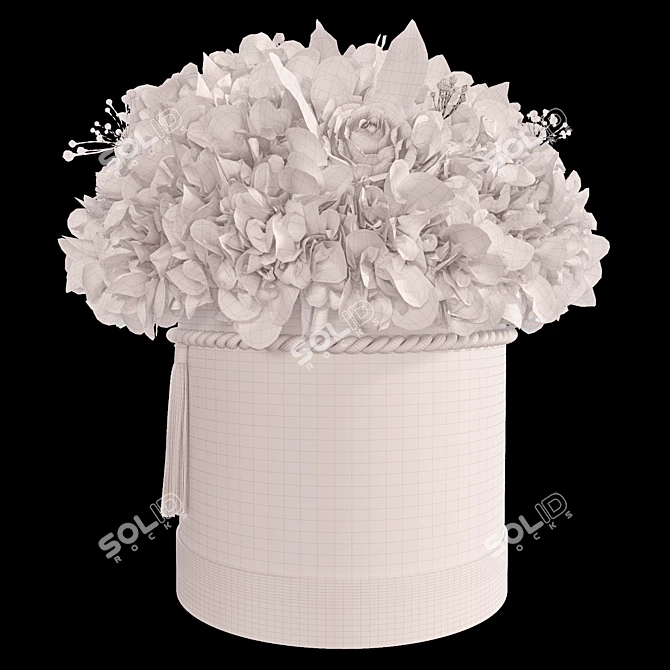 Title: Eternal Blooms: Transformed Floral Arrangement 3D model image 2