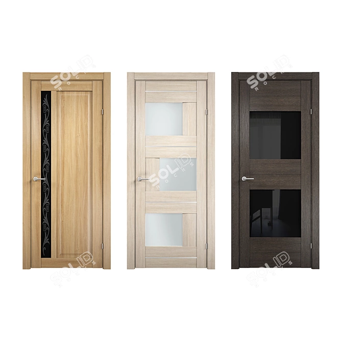 Lavan PVC Interior Doors - Classic Collection 3D model image 1