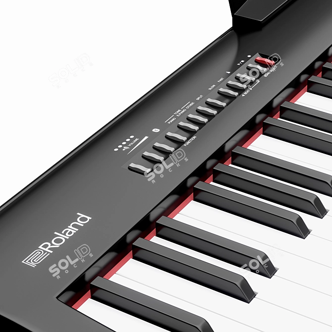Roland FP-30 - Compact Digital Piano 3D model image 2