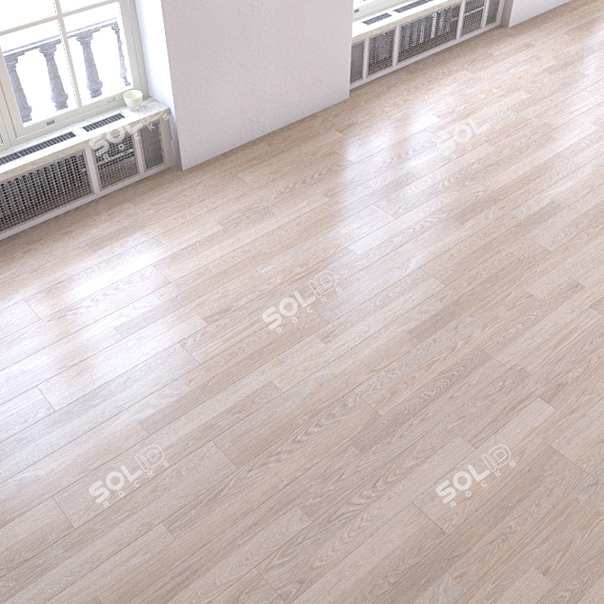 Versatile Laminate Flooring Set 3D model image 2