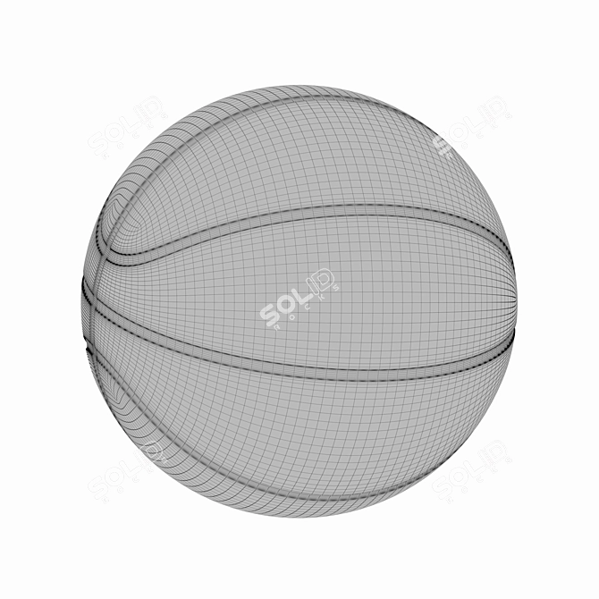 Spalding Basketball: High-Quality & Durable 3D model image 2