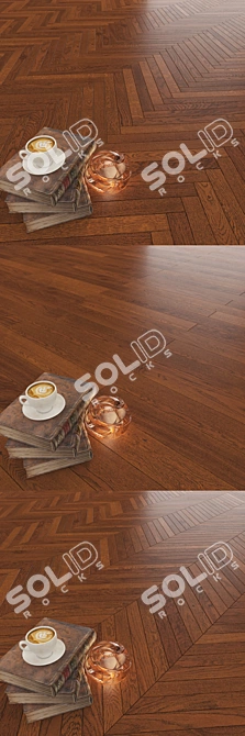 Karelia Oak Cinnamon Parquet 3D model image 2