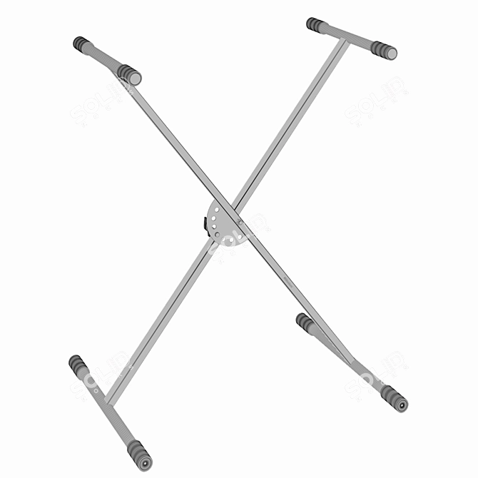 Sturdy Tripod Stand for Millenium KS-1001 Keyboard 3D model image 3