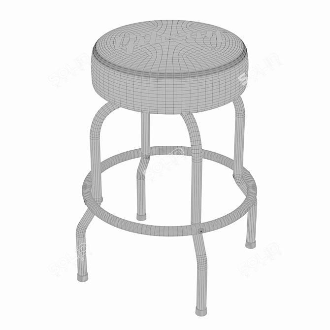 Gibson 24" Bar Stool: Sleek Design 3D model image 2