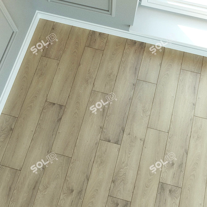 Laminate Parquet: Natural Wood Elegance 3D model image 2