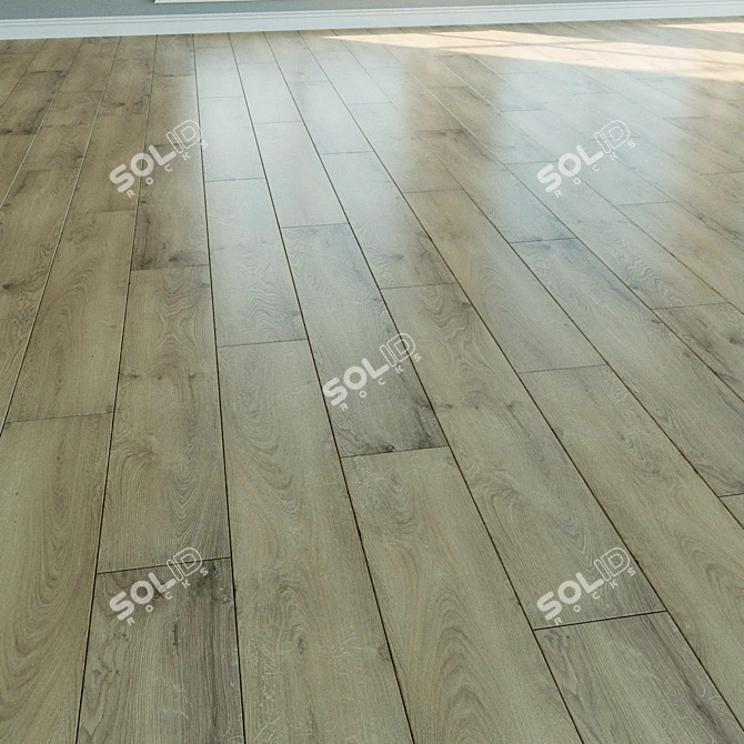 Laminate Parquet: Natural Wood Elegance 3D model image 3