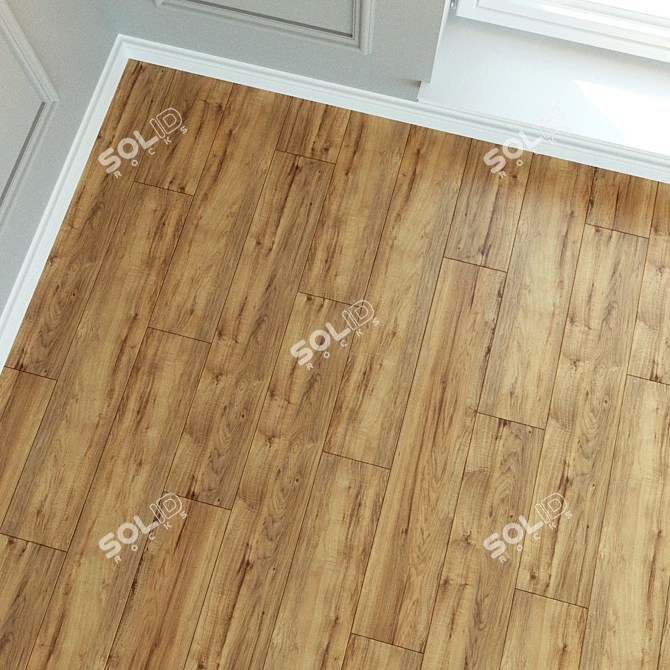 WINEO Laminate: Natural Wood Parquet 3D model image 2