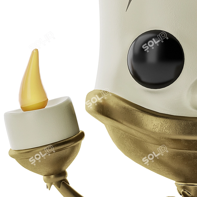 Enchanting Lumiere POP Figure 3D model image 3