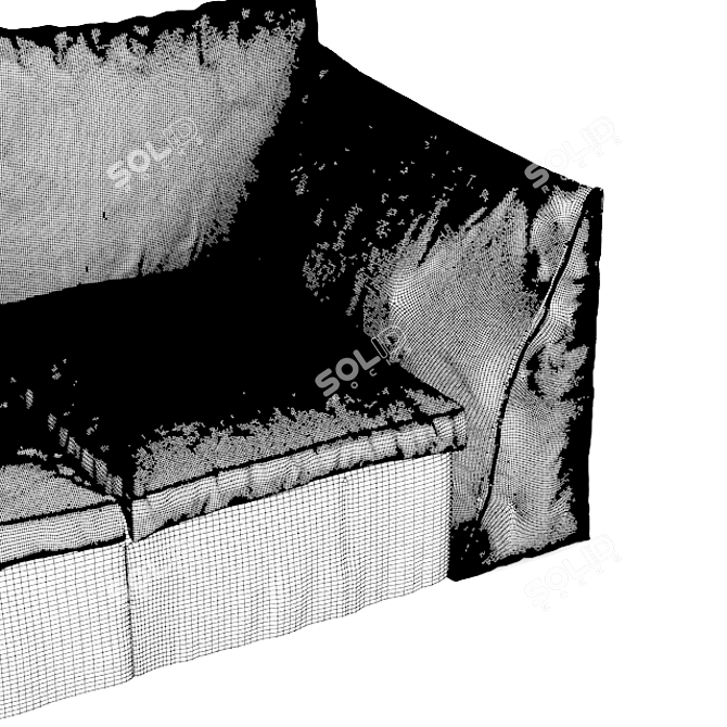 Italian Designer Sofa 3D model image 3