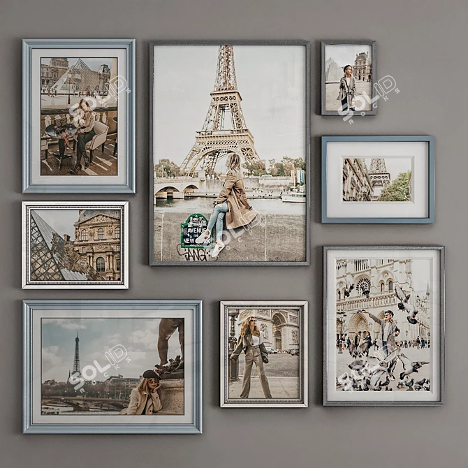 "Wanderlust Memories: Travel Collection 3D model image 1