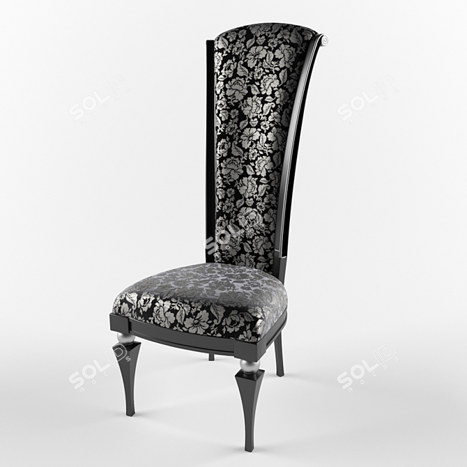 Sleek and Sophisticated Chair: Tropea Leonardo 3D model image 1