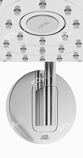 Hansgrohe Axor Shower: Exquisite Design, Superior Performance 3D model image 2