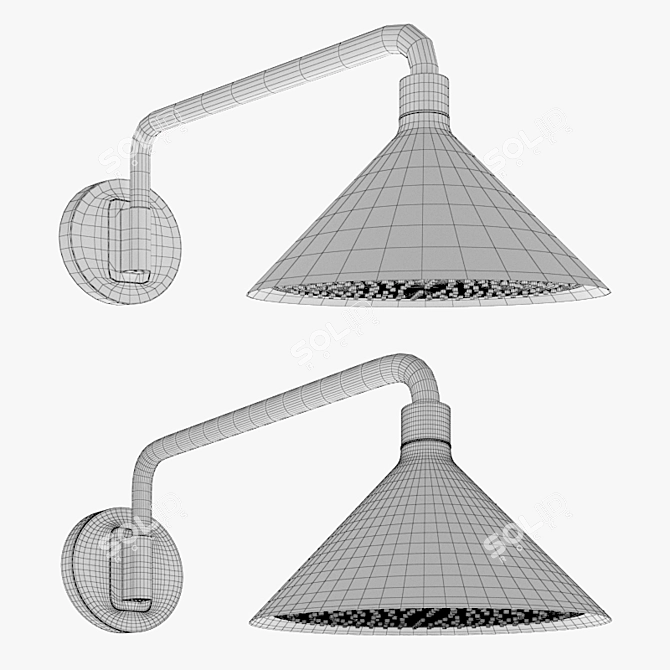 Hansgrohe Axor Shower: Exquisite Design, Superior Performance 3D model image 3