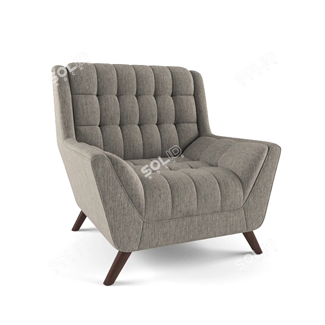 Natalia Coaster Chair 3D model image 1