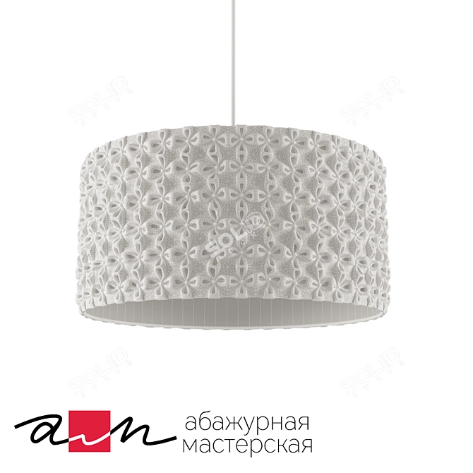 Elegant Perla Ceiling Lamp 3D model image 2