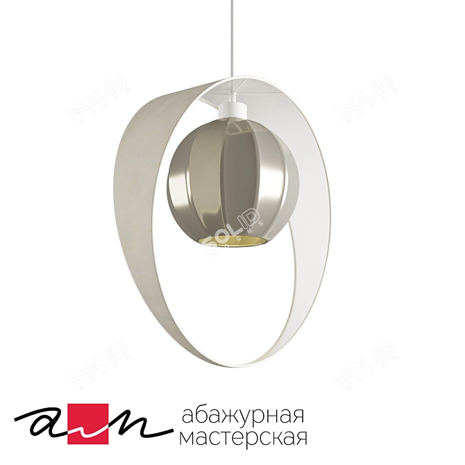 Sole Luna Pendant Lamp (OM) 3D model image 1