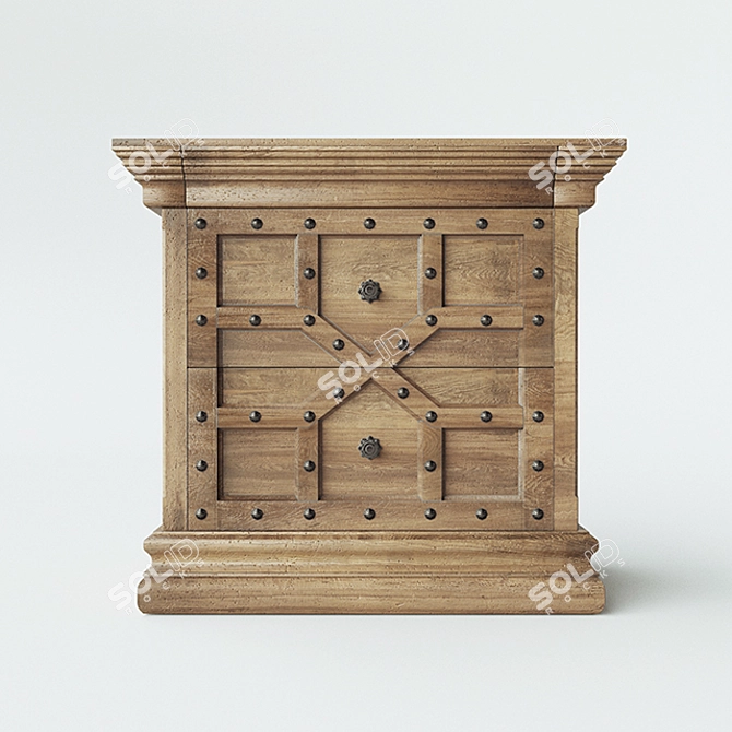 17th C. Castello Restoration Hardware 3D model image 2