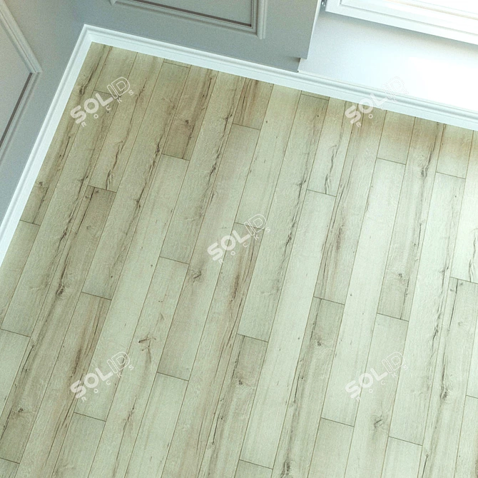 WINEO Laminate: Natural Wood Parquet 3D model image 2