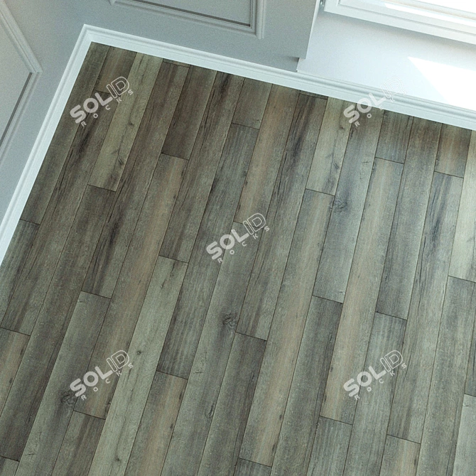 Wineo Laminate: Natural Wood Parquet 3D model image 2