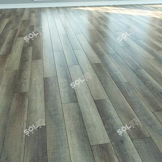  Natural Wood Laminate Parquet 3D model image 3