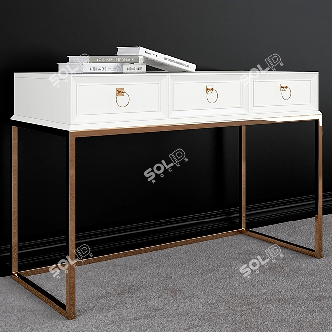 Blossom Birch Console 3D model image 1